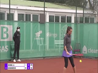 《2021WTA伊斯坦布尔站 》第2021-04-20期2021WTA伊斯坦布尔站女单第1轮 王蔷vs哈桑诺娃 英文录播