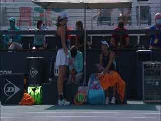 《2021WTA迈阿密站》第2021-04-05期2021WTA迈阿密站女双决赛 青山修子组合vs斯特凡尼组合 英文录播