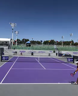 《2021WTA瓜达拉哈拉站 》第2021-03-13期2021WTA瓜达拉哈拉站女双半决赛 佩雷斯组合vs范妮组合 英文录播