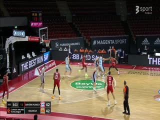 11月14日 2020-21赛季欧洲篮球联赛 拜仁慕尼黑VS华伦西亚 英语