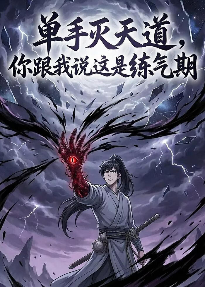 单手灭天道你跟我说这是练气期