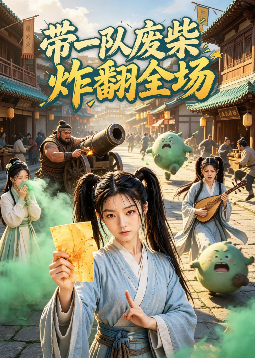 带一队废柴炸翻全场