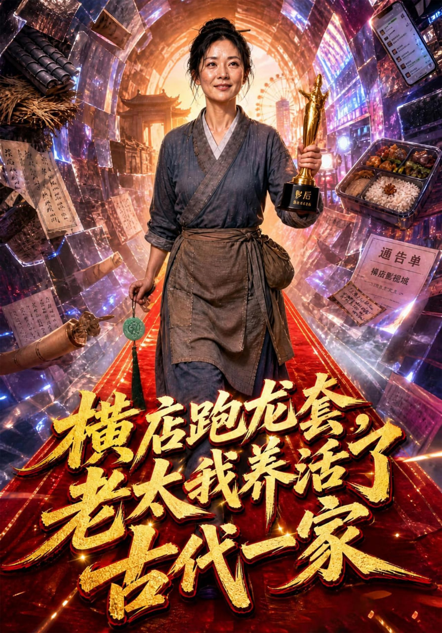 横店跑龙套,老太我养活了古代一家